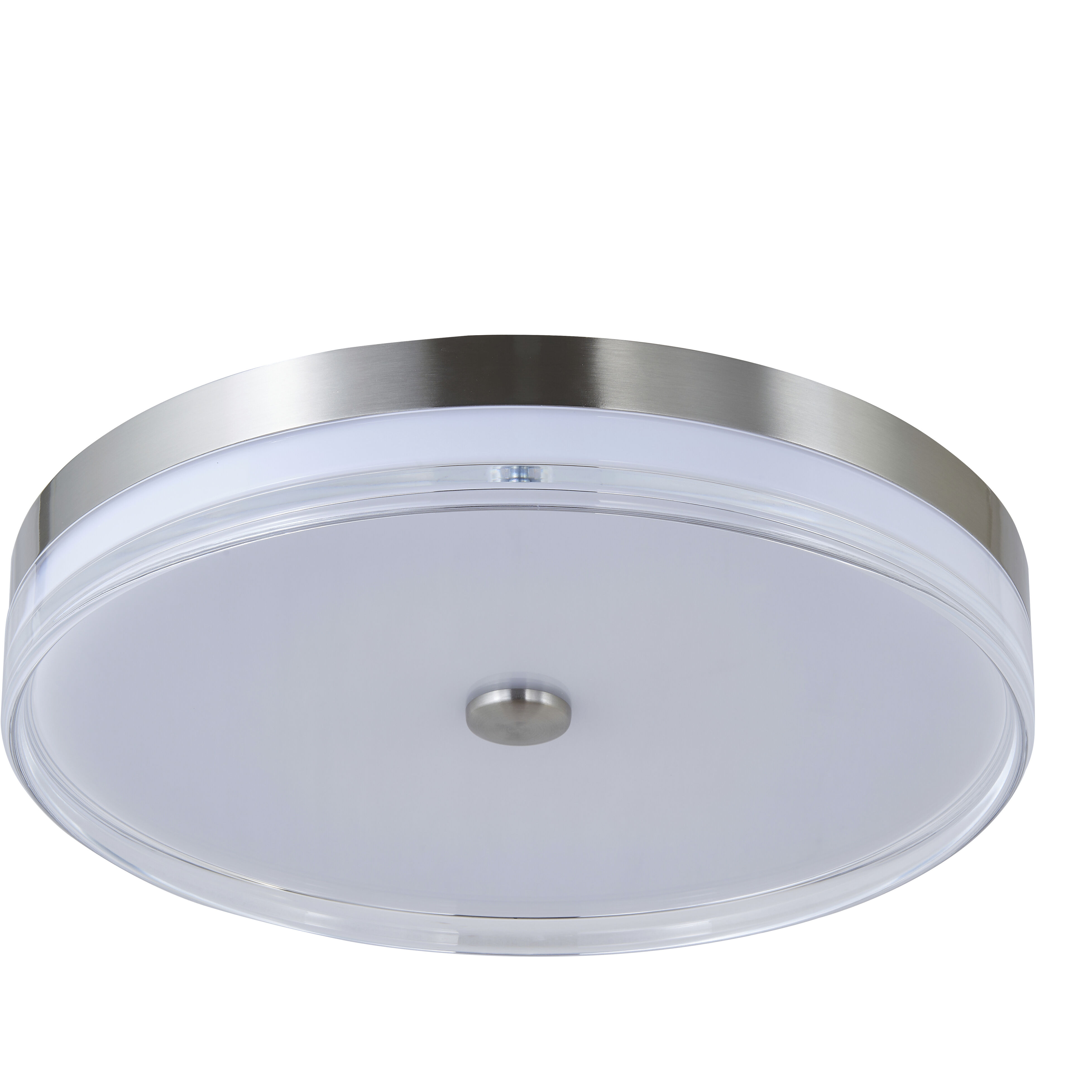 Iris LED 20 inch Brushed Nickel Flush Mount Ceiling Light