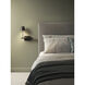Ito 1 Light 12.2 inch Matte Black ADA Interior Wall Light