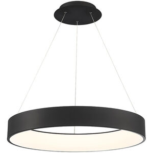 Corso LED 32 inch Black Pendant Ceiling Light in 32in, dweLED 