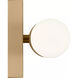 Coles LED 30 inch Satin Brass Vanity Light Wall Light