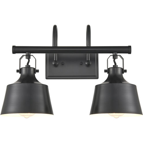 Auralume Provin LED 18.75 inch Matte Black Bath Vanity Light Wall Light