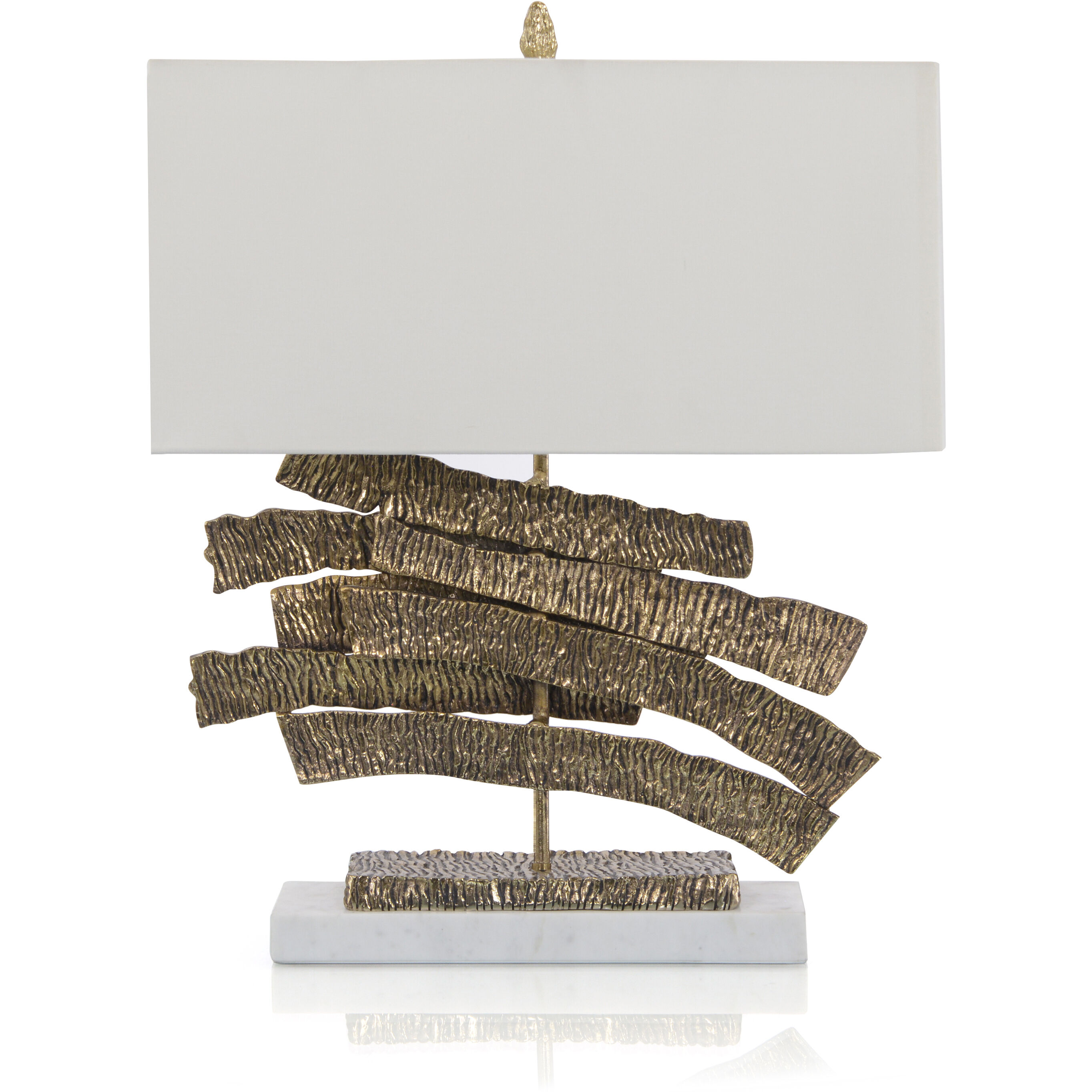 Leah 30 inch Brass Table Lamp Portable Light