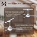 Atlas Donaire 52 inch Gloss White Outdoor Ceiling Fan, Coastal Wet Rated