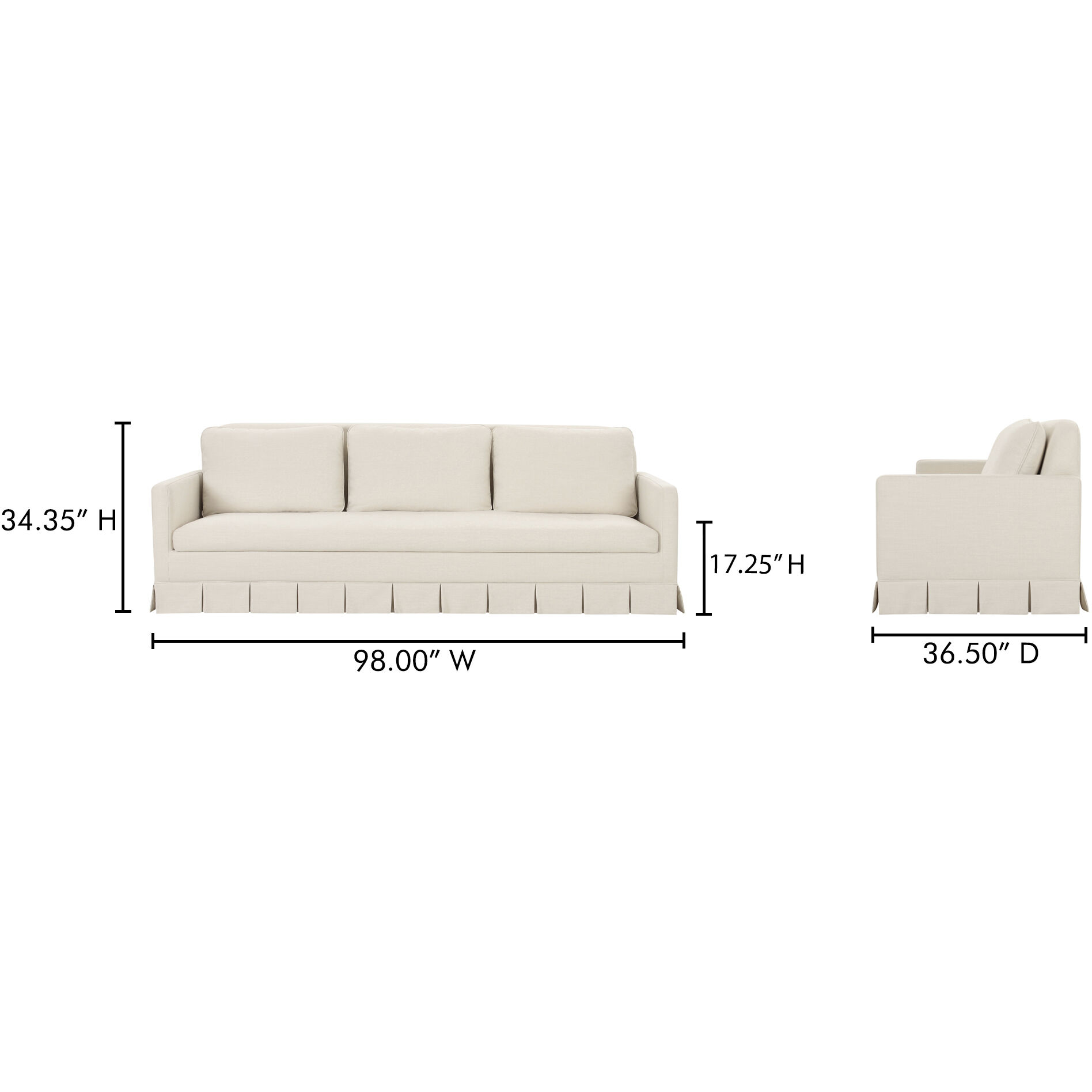 Pellicano White Sofa