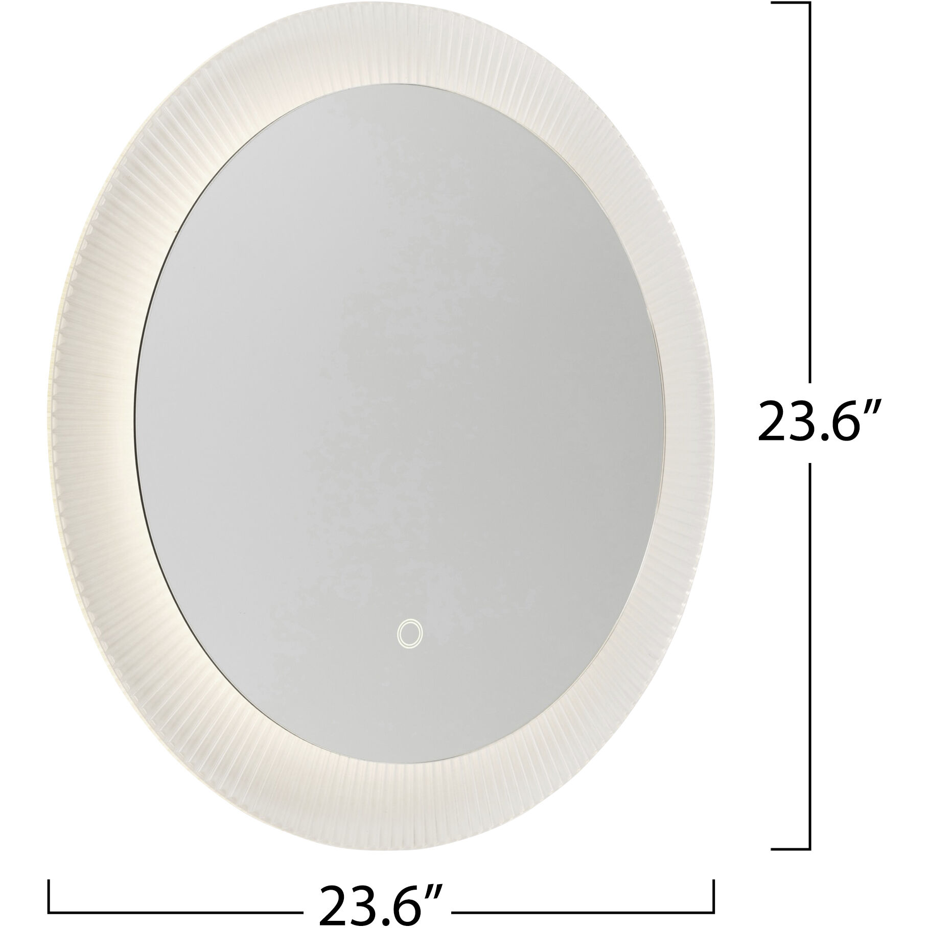 Reflections 23.6 X 23.6 inch Clear LED Mirror