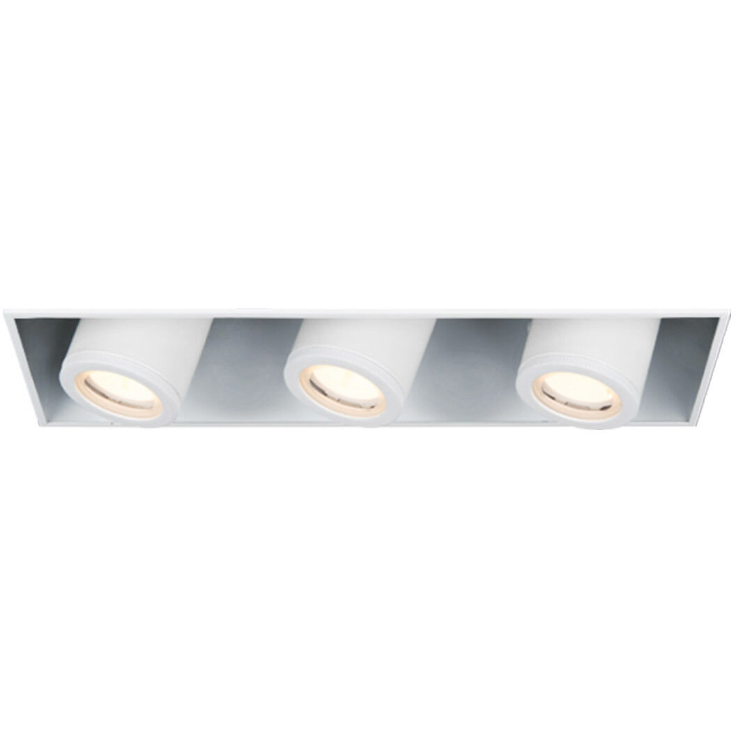 Silo Multiples LED White White Multiple Recessed Trim in 3000K, White/White