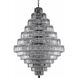Maxime 38 Light 42 inch Chrome Foyer Ceiling Light in Clear, Royal Cut