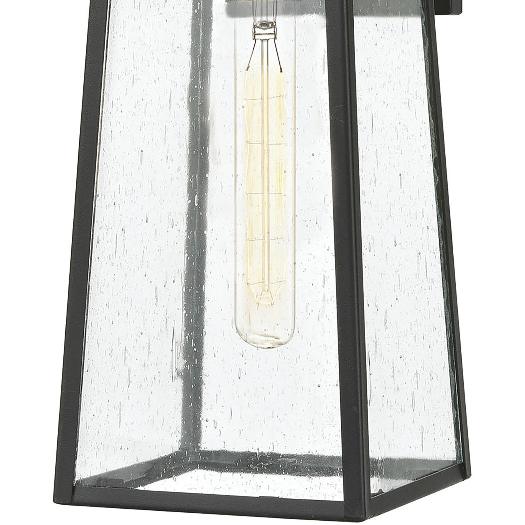 Meditterano 1 Light 18 inch Matte Black Outdoor Sconce