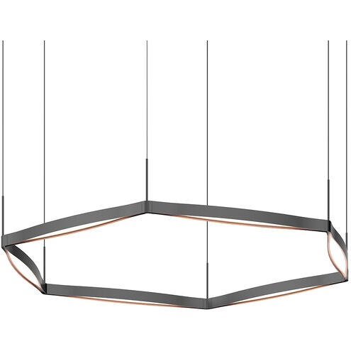 Ola LED 54 inch Satin Black Pendant Ceiling Light