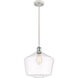 Ballston Cindyrella LED 12 inch White and Polished Chrome Mini Pendant Ceiling Light