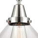 Franklin Restoration Caden 1 Light 8 inch Polished Chrome Mini Pendant Ceiling Light in Clear Glass