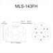 Miles 3 Light 14.5 inch Polished Chrome with Frosted Flush Mount Ceiling Light