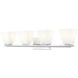 Annalise 4 Light 32 inch Chrome Vanity Wall Light