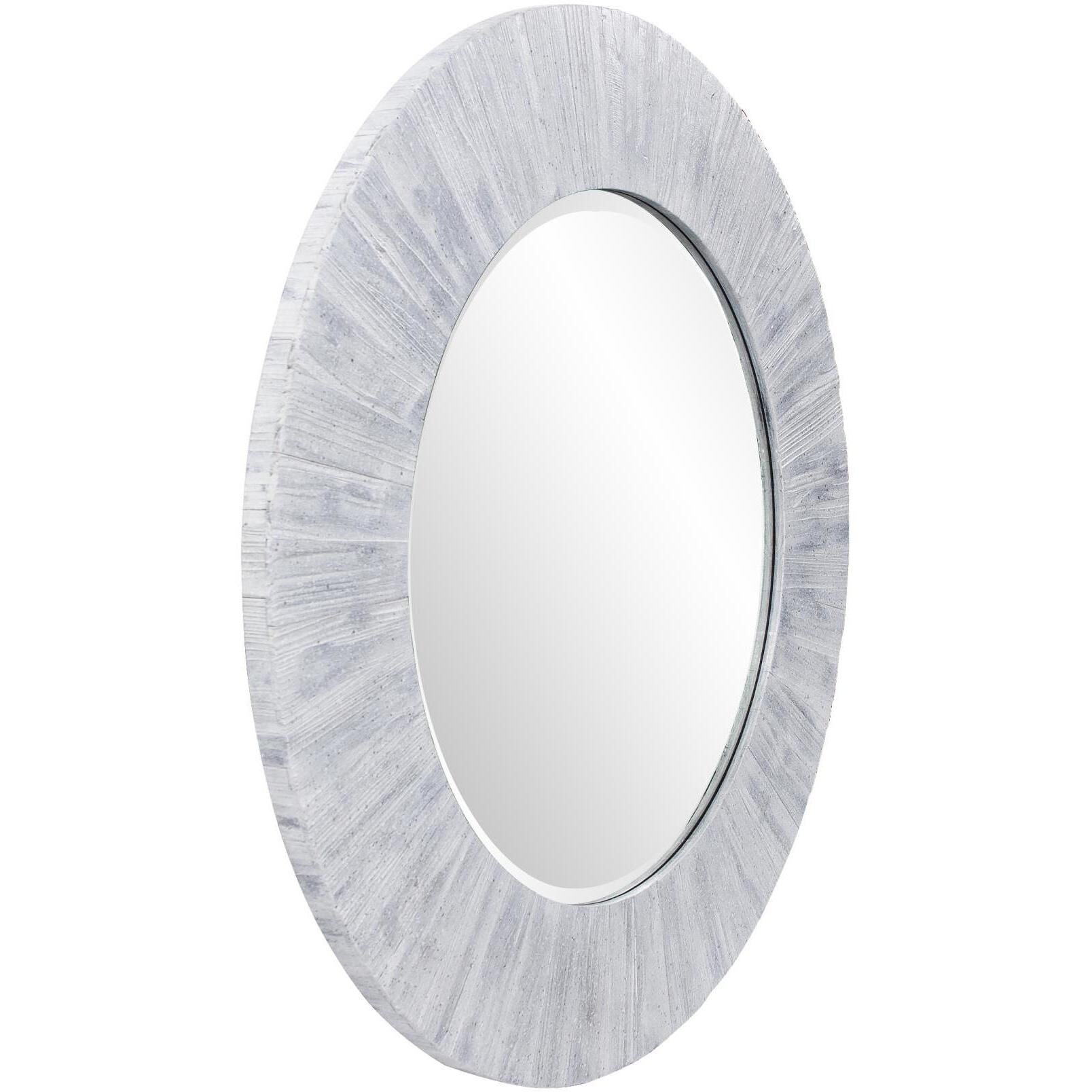 Lyndon 48 X 48 inch Gray and White Mirror