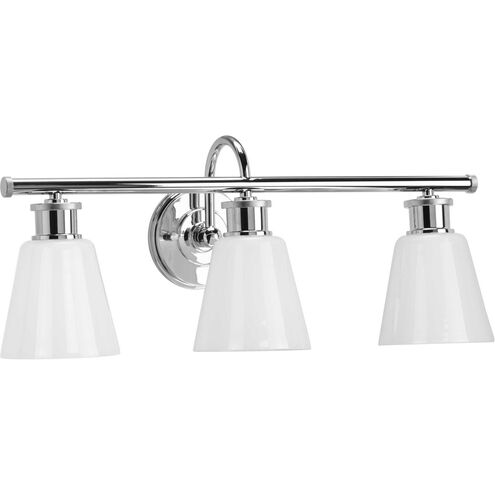 Ashford 3 Light 24 inch Polished Chrome Bath Vanity Wall Light