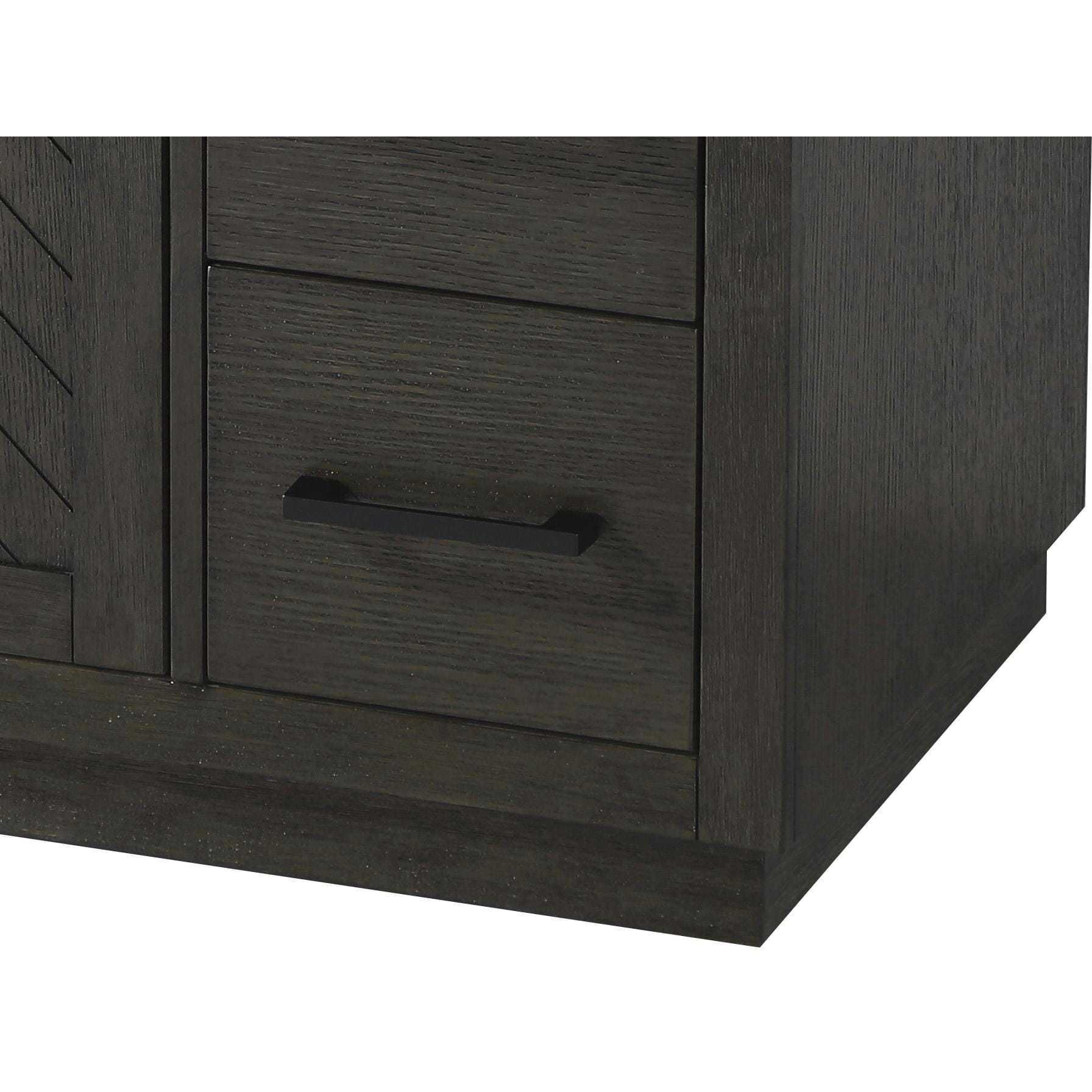 Chase 48 X 34 inch Chocolate Oak Bathroom Vanity Cabinet