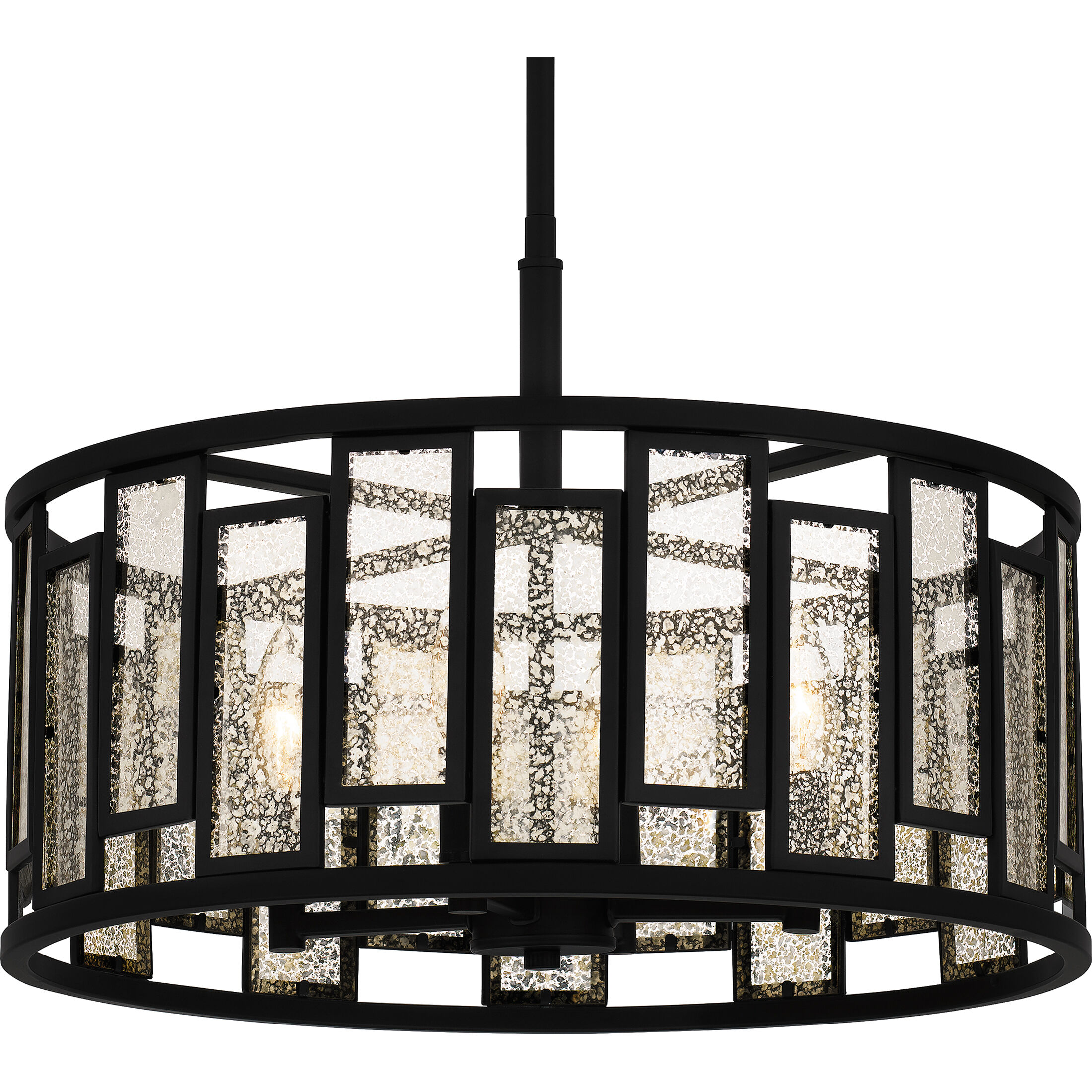 Bankston 4 Light 18 inch Matte Black Pendant Ceiling Light