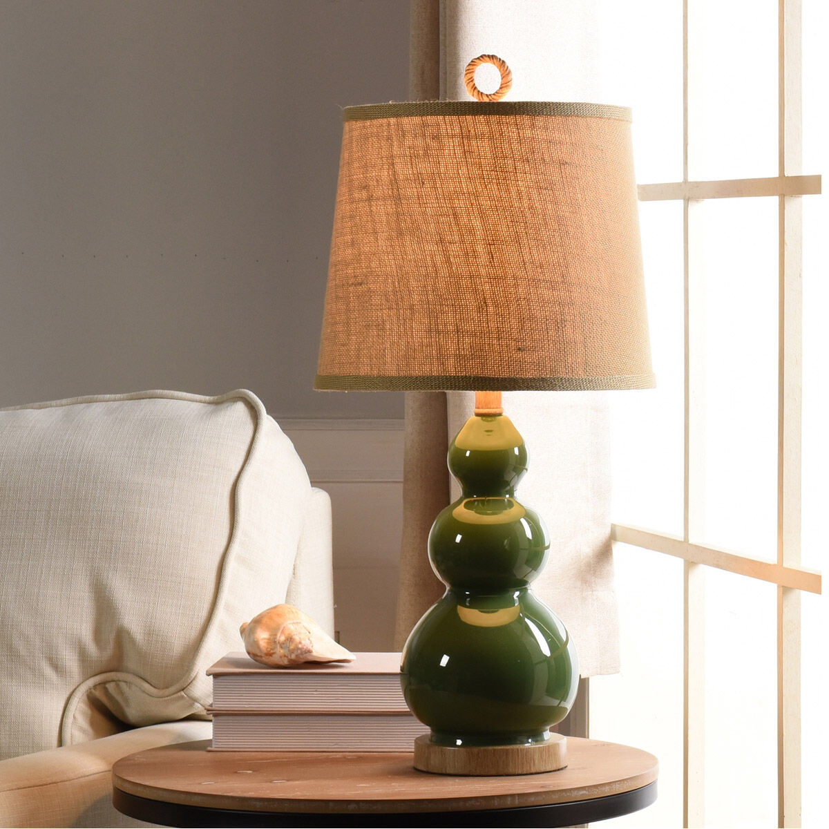 Taupe outlet bedside lamps