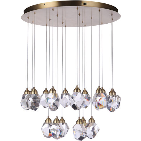 Euclid 27.6 inch Brass Chandelier Ceiling Light