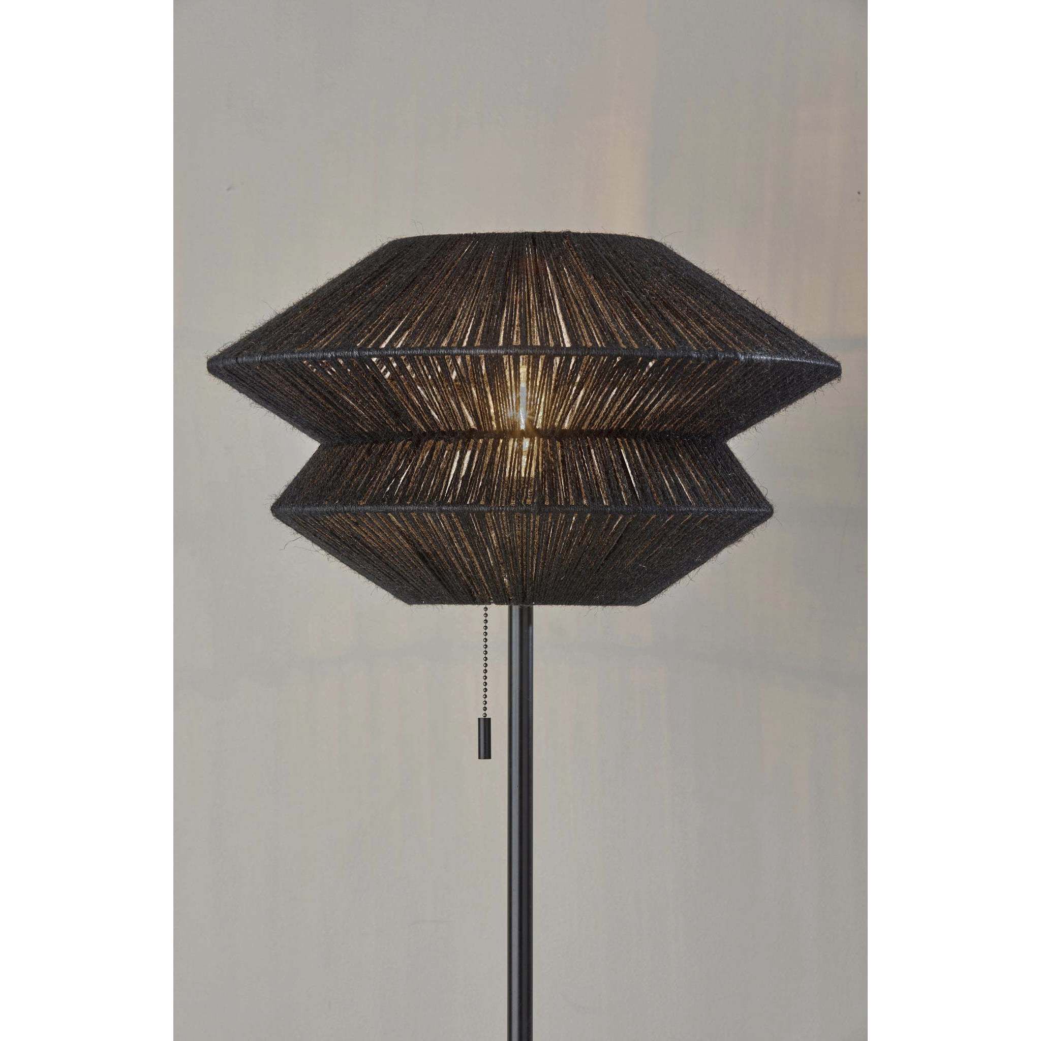 Gardner 63 inch 100.00 watt Black Floor Lamp Portable Light