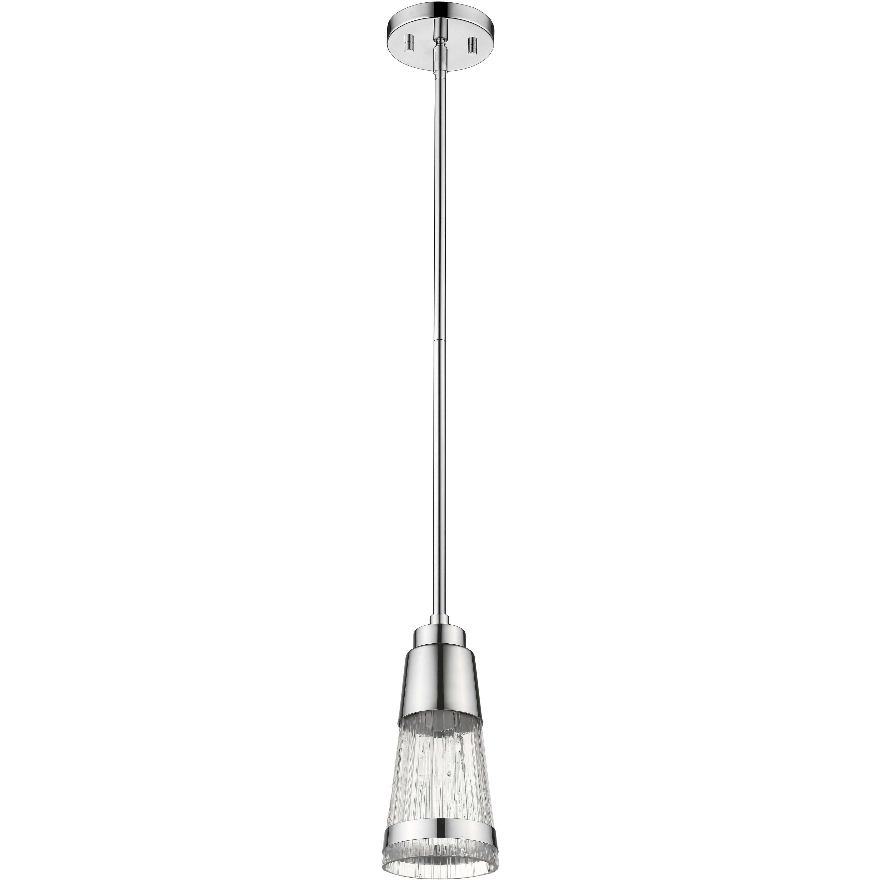 Ethos LED 4.6 inch Chrome Pendant Ceiling Light