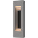 Art + Alchemy Procession 2 Light 27.5 inch Coastal Burnished Steel with Coastal Black Outdoor Wall Light - Open Box