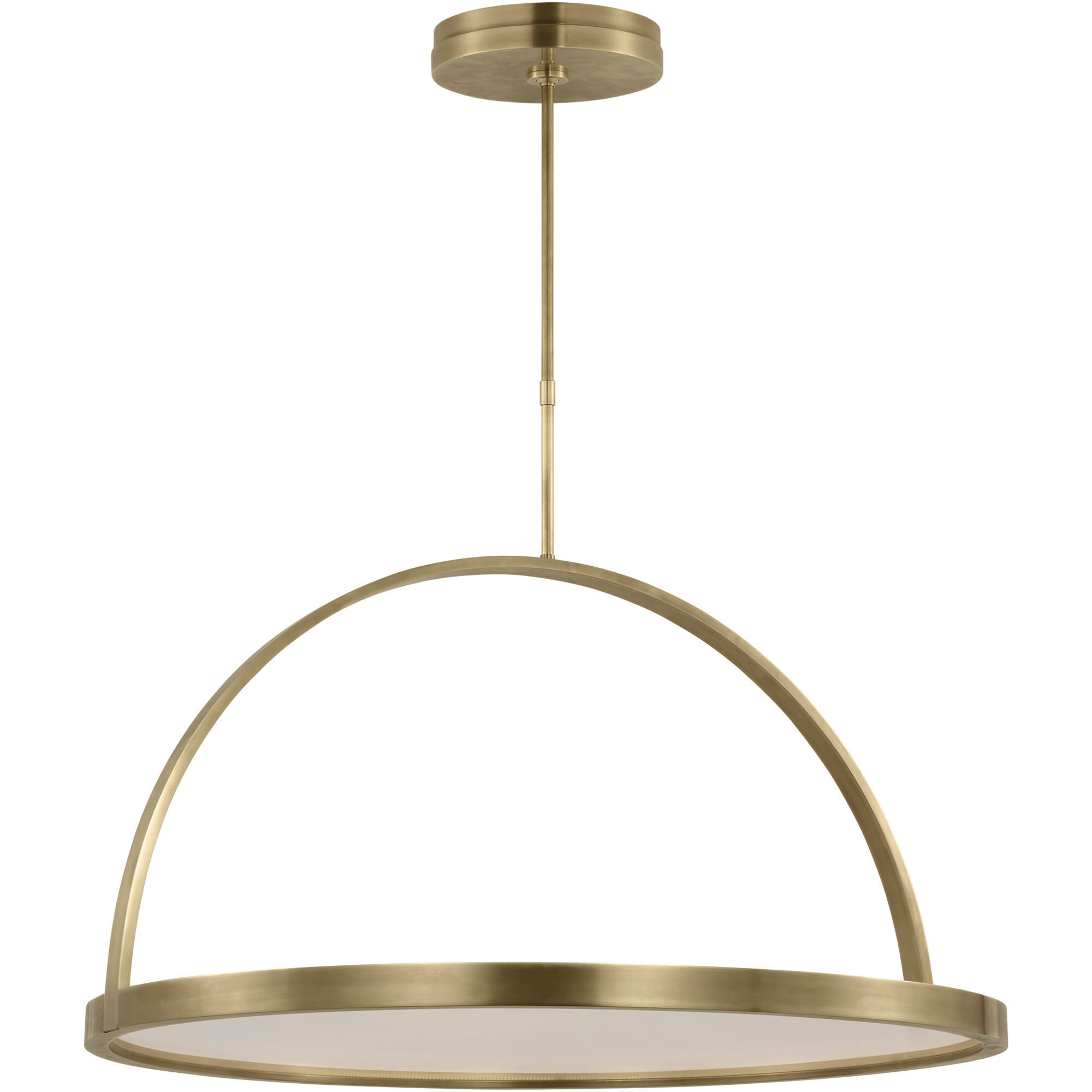 Kelly Wearstler Cerne LED 36 inch Natural Brass Chandelier Ceiling Light