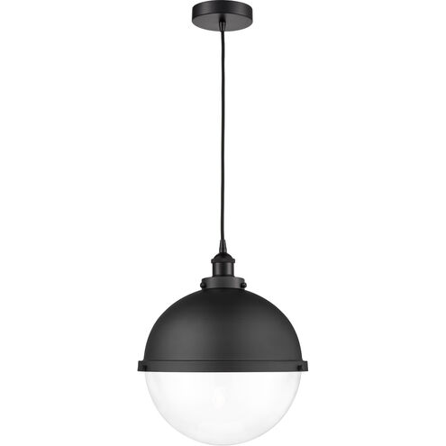 Edison Hampden 1 Light 13 inch Matte Black Pendant Ceiling Light