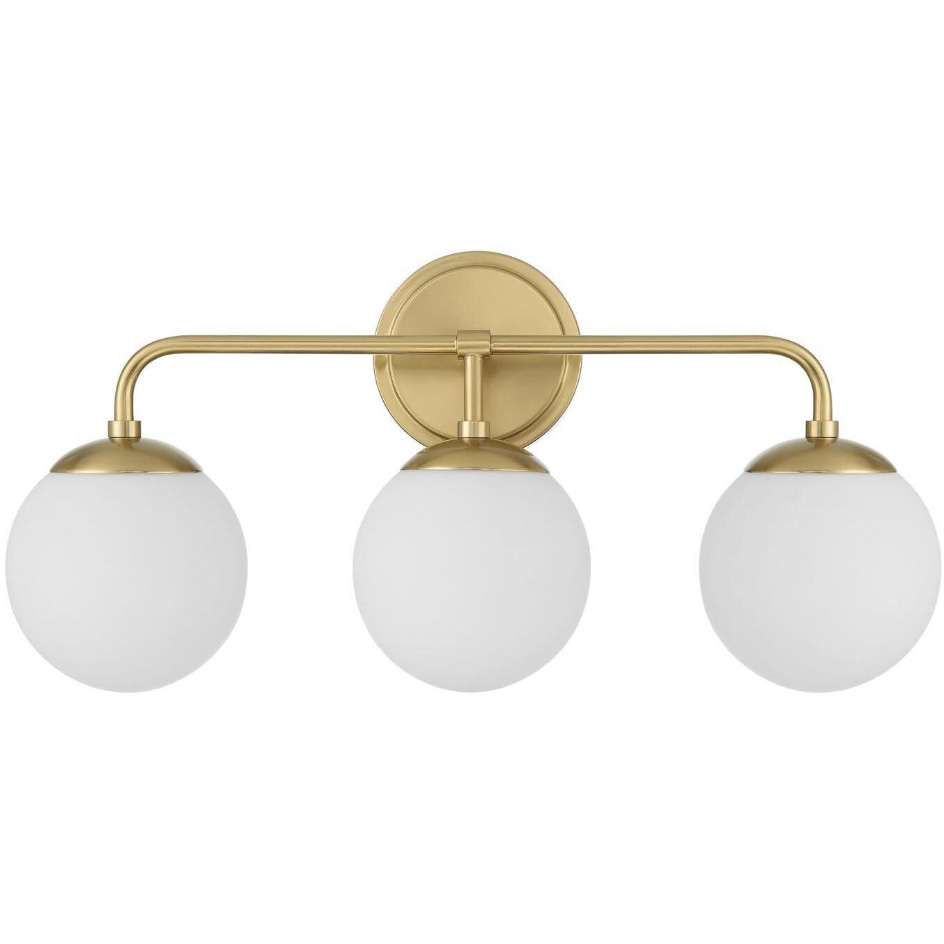 Maverick Bath Vanity Light Wall Light in Vibrant Gold