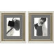 Square Inclinations / Square Tendencies Black and Gray Framed Art, Propac