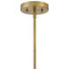 Eloise 1 Light 16 inch Lacquered Brass Pendant Ceiling Light