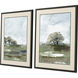 Landscapes Green and Black and Gray and Purple Framed Art
