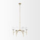 Edie 29.92 inch Gold Chandelier Ceiling Light