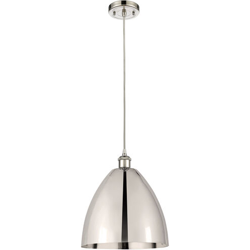 Ballston Dome 1 Light 12 inch Polished Nickel Mini Pendant Ceiling Light
