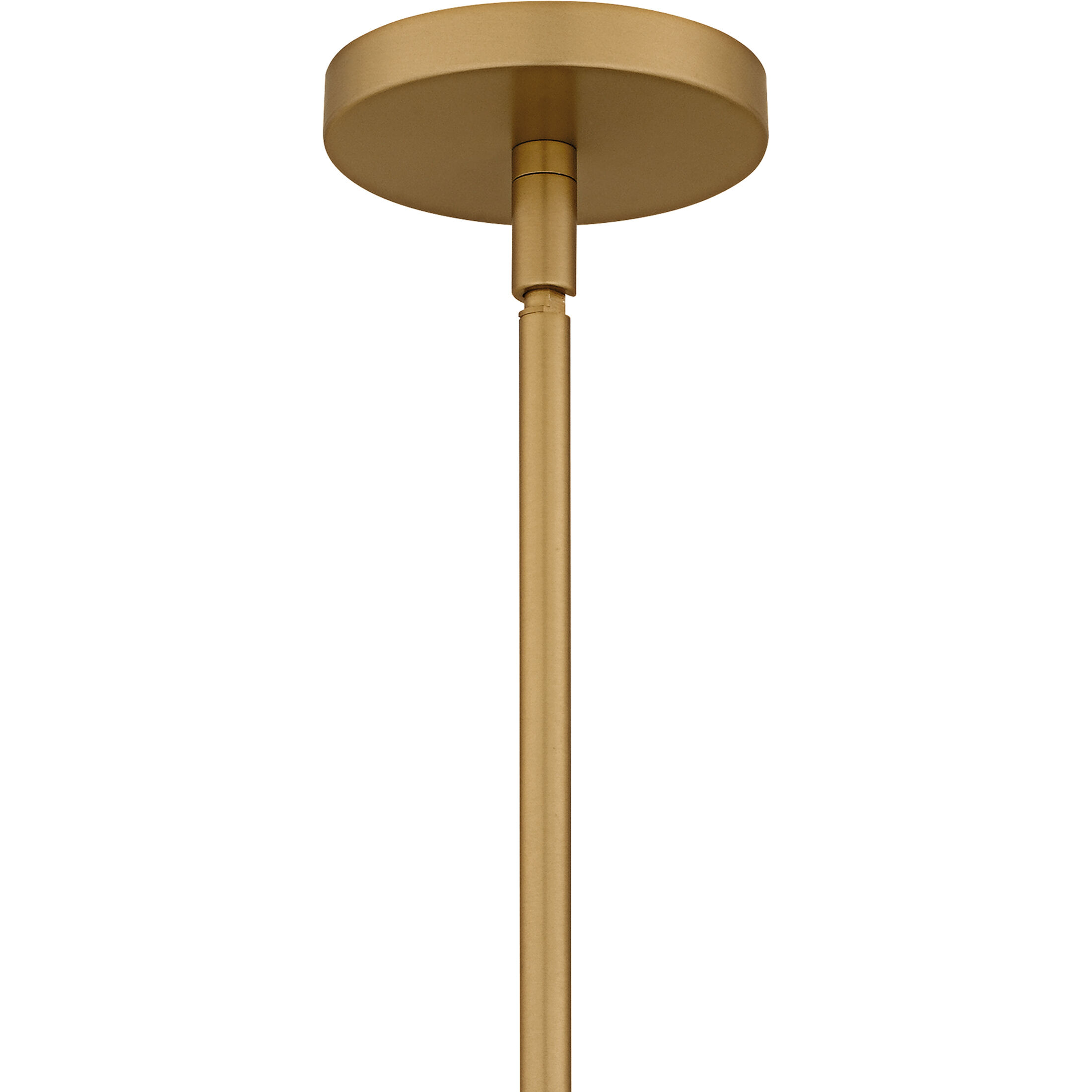 Lumi 3 Light 24 inch Brushed Weathered Brass Pendant Ceiling Light, Large