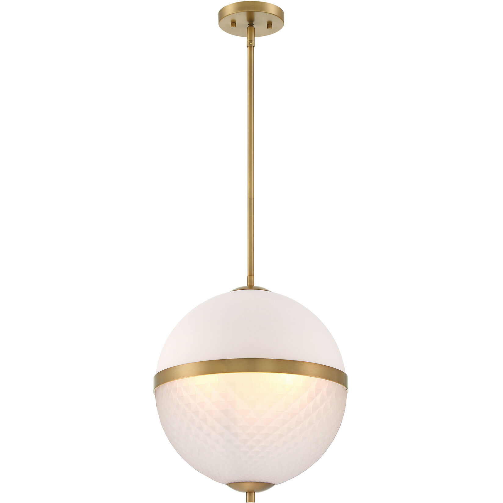 Dia 3 Light 14 inch Old Satin Brass Pendant Ceiling Light