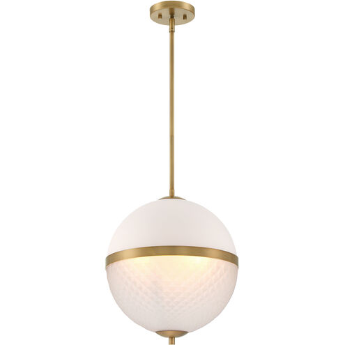 Dia 3 Light 14 inch Old Satin Brass Pendant Ceiling Light