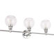 Collier 3 Light 28 inch Chrome Wall sconce Wall Light