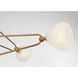 Orion 4 Light 53 inch Legacy Brass Chandelier Ceiling Light