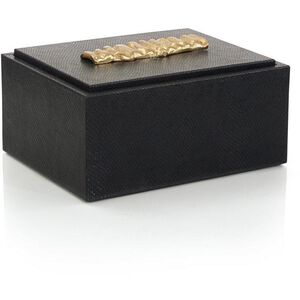 Trapz 9 X 6.5 inch Vegan Snakeskin Box, Small