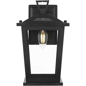 Berks 1 Light 12 inch Black Outdoor Wall Sconce