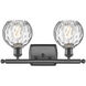 Ballston Athens Water Glass 2 Light 16 inch Oil Rubbed Bronze Bath Vanity Light Wall Light