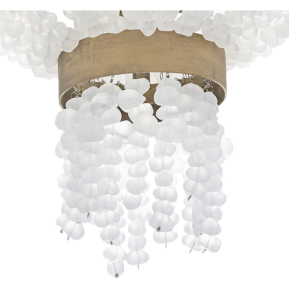 Dune LED 18 inch Burnished Gold Pendant Ceiling Light