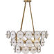 Kintrel 4 Light 28.75 inch Legacy Brass Pendant Ceiling Light