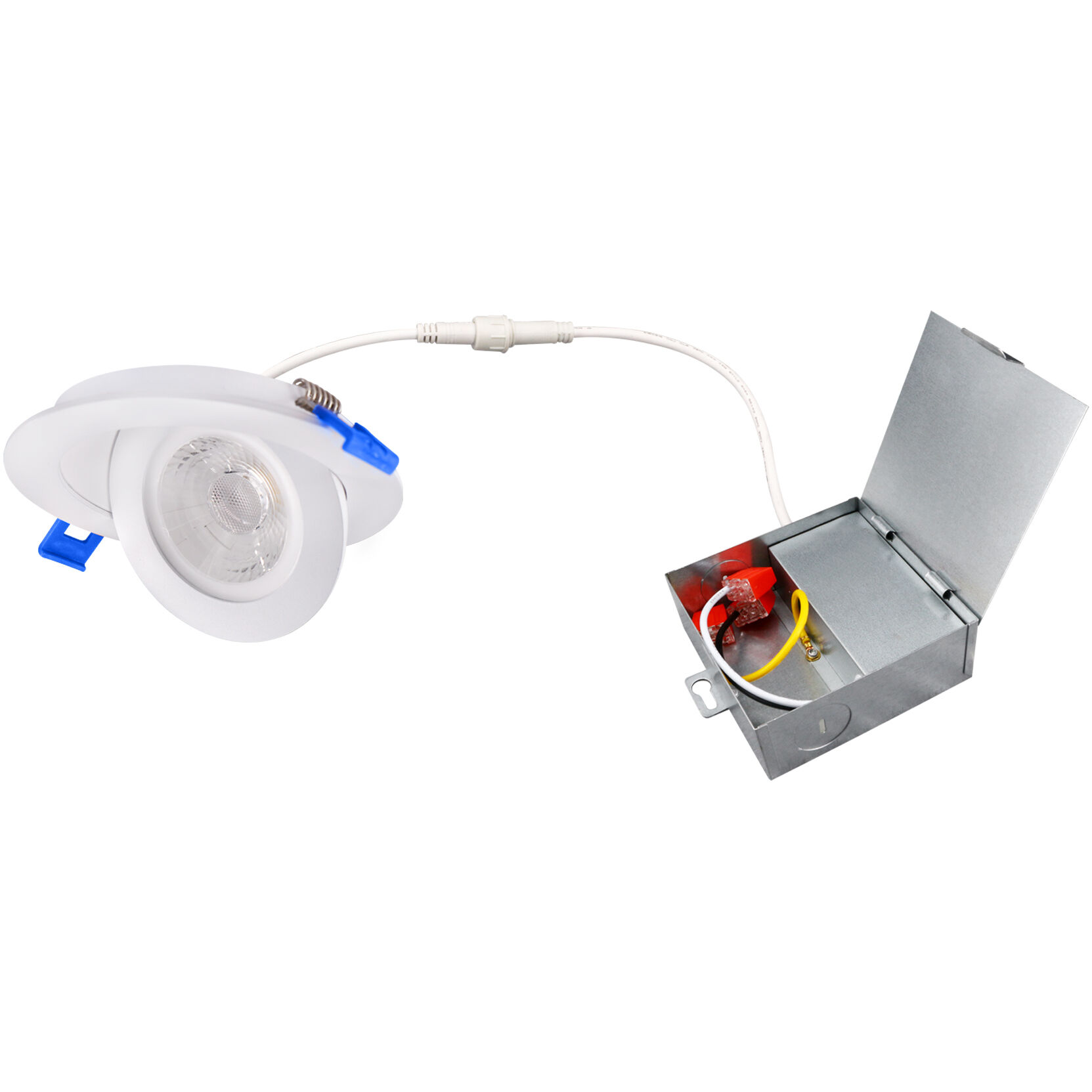 EnviroLite Integrated LED White Floating Gimbal in 4000K