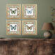 Baroque Butterfly Green and Red and Yellow and Blue Framed Art, Propac