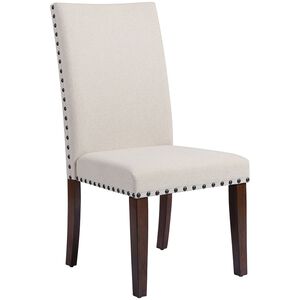 Hudgins Brown with Linen Chair, Dining