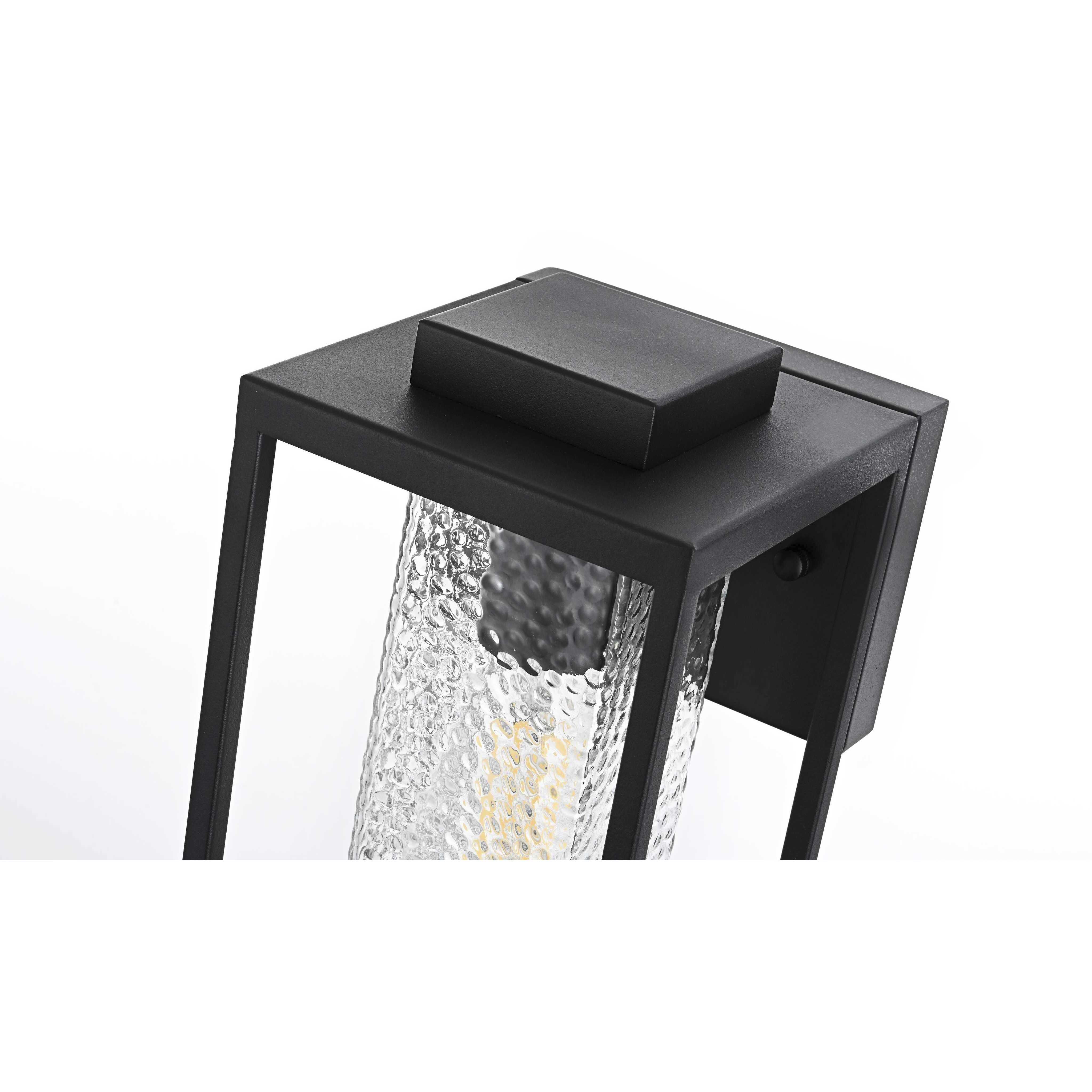 Philip 1 Light 11.5 inch Black Outdoor Wall Sconce