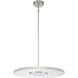 Luminwood 1 Light 24 inch Polished Nickel Pendant Ceiling Light