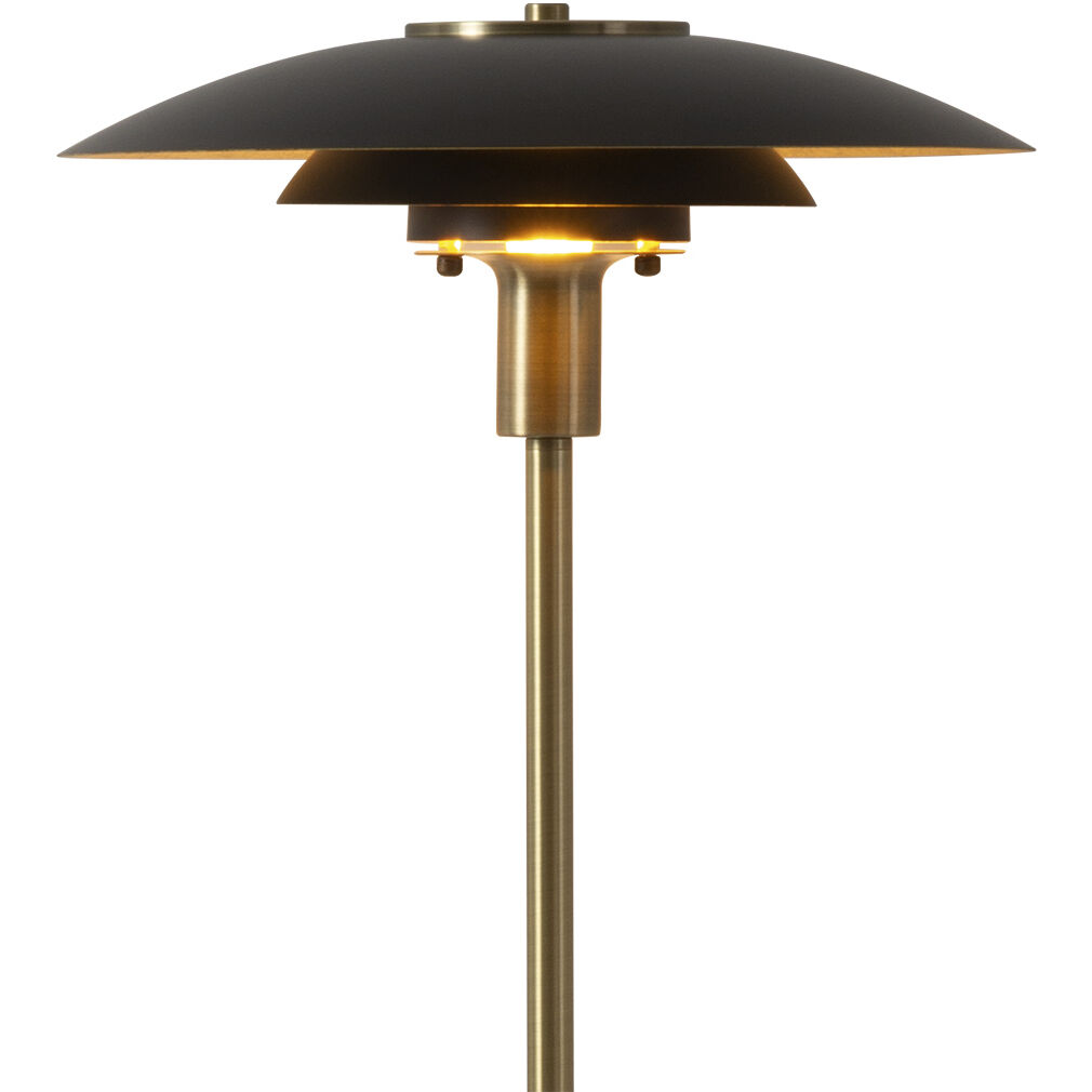 Rancho Mirage 61 inch 23.00 watt Matte Black and Weathered Brass Floor Lamp Portable Light